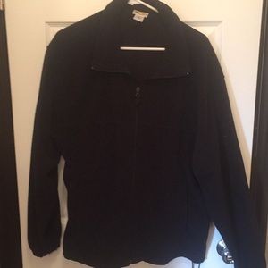 Black zip up jacket